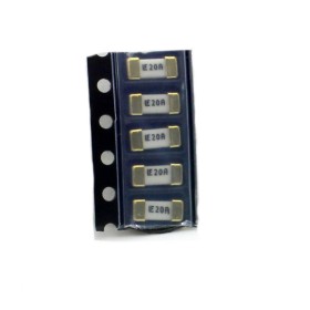 5x Fusible rapide - 20A 65v - 1808 SMD - 6x2.7x2.7mm Littelfuse - 220fus285