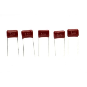 5x Condensateur CBB21 222J 2.2nf 630v P:10mm