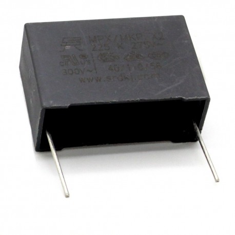 2x Condensateurs MPX MPK X2 225K 2.2uf P:27.5mm 275V 