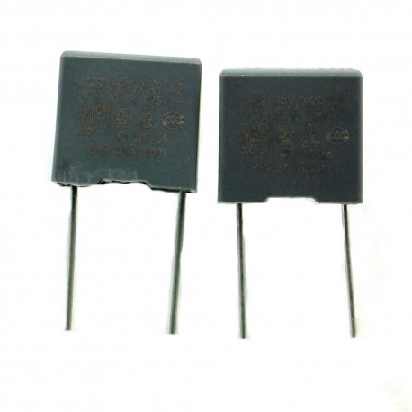 2x Condensateurs MPX MPK X2 104K 100nf P:10mm 275V