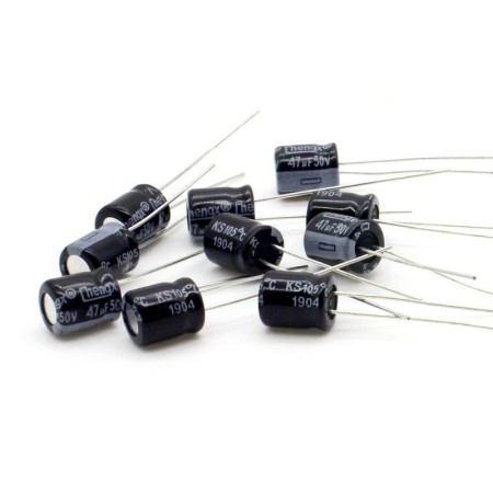 10x Condensateur 47uF 50V 6.3x7mm - Chengxing - 236con536