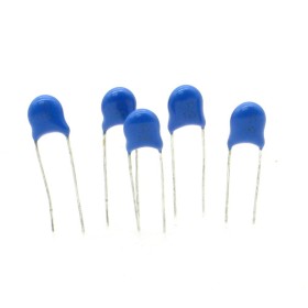 5x Condensateur ceramique 221 - 220pf - 1kv - 1000v Haute Tension 