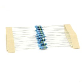 20x Résistances métal ¼W - 0.25w - 1% -  6.2Mohm - Chian Chia