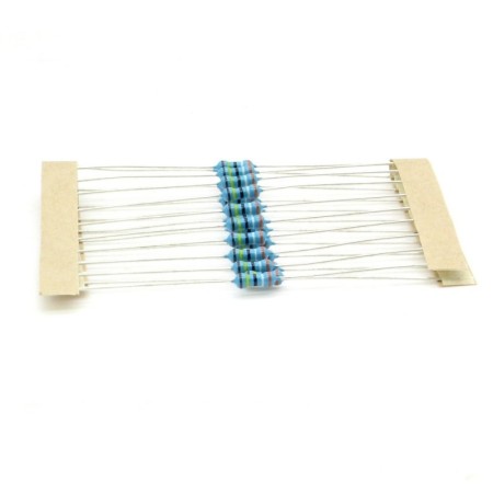 20x Résistances métal ¼W - 0.25w - 1% -  3.9Mohm - Chian Chia 