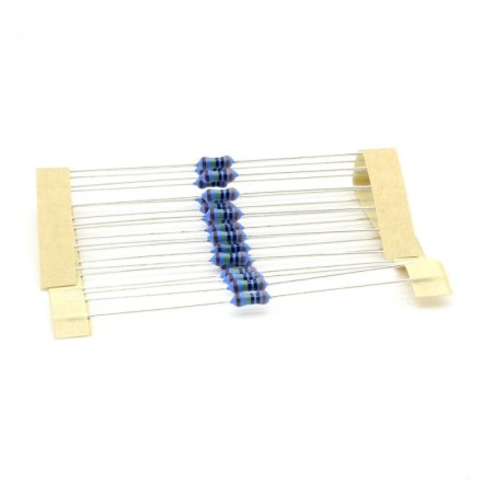 20x Résistances métal ¼W - 0.25w - 1% -  3Mohm - YAGEO 