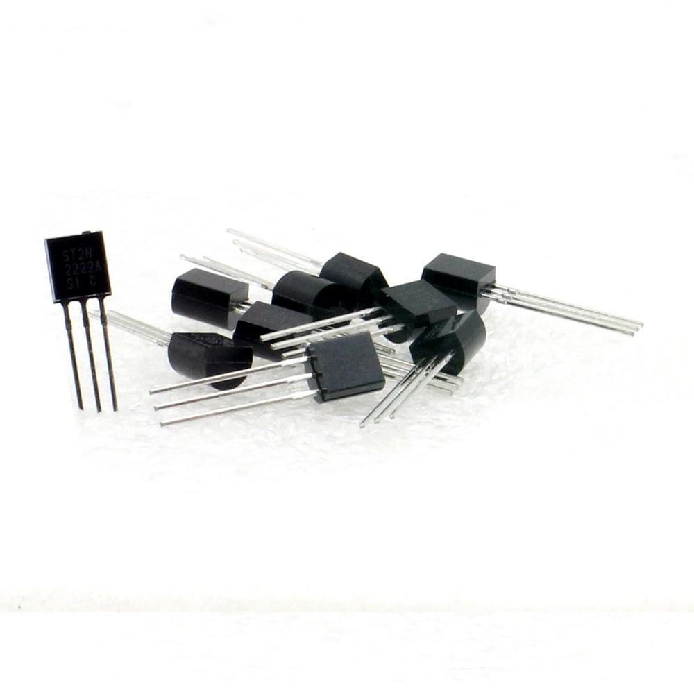 20x Transistors Bipolaire NPN 2N2222A Boitier TO92 20x Transistors Bipolaire NPN 2N2222A Boitier TO92