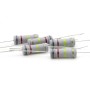 5x Résistance métal oxyde 2w - 820kohm - 5%