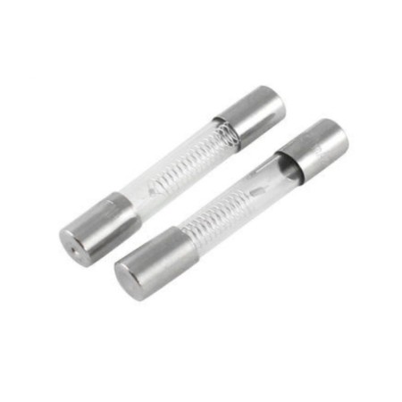 2x  Fusible verre Haute Tension 6x40mm 5KV 5000v 0.85A 850MA 