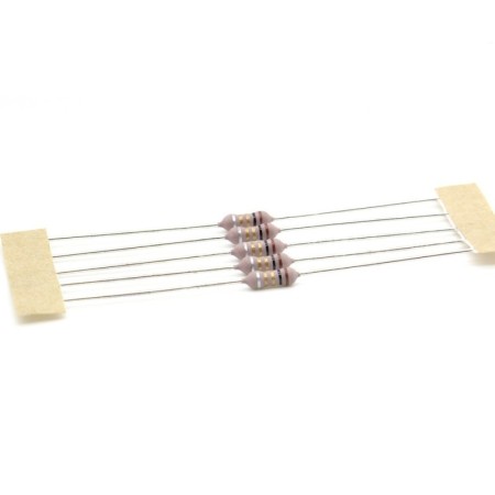 5x Resistance Fusible Axial 1ohm - 1/2w - 5%