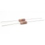 2x Resistance Fusible  Axial 10ohm - 1w - 5% - 251res592