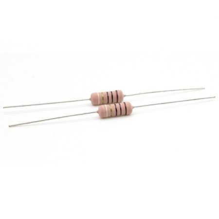 2x Resistance Fusible  Axial 10ohm - 1w - 5% - 251res592