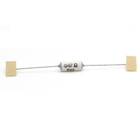 1x Resistance Fusible Axial 0.47ohm - 2w - 5% - Futaba - 252res594