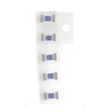 5x Fusible SMD 1206 - 20A - 32Vdc - Rapide - 20 - Littelfuse - 258fus331