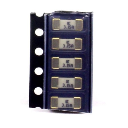 5x Fusible 1808 - 3.15A - F3.15A - 125V - Fusion Rapide 