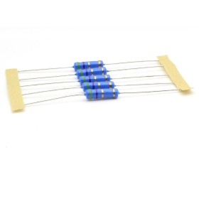 5x Résistance métal - 4.7ohm -  4R7 - 3W - 5%