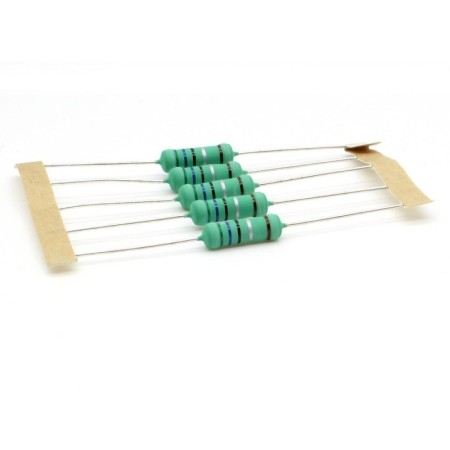 5x Résistance métal - 5.6ohm -  5R6 - 3W - 1%