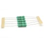 5x Résistance métal - 22ohm -  22R - 3W - 1%