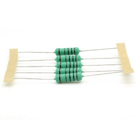 5x Résistance métal - 1Kohm -  1K - 3W - 1% 