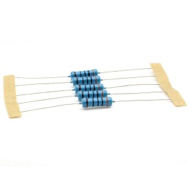 5x Résistance métal - 300ohm -  300R - 3W - 1%