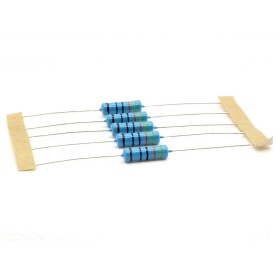 5x Résistance métal - 430ohm -  430R - 3W - 1%