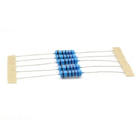 5x Résistance métal - 6.2Kohm -  6.2K - 3W - 1%