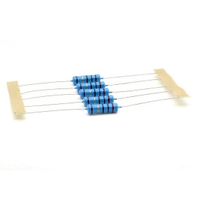 5x Résistance métal - 20ohm -  20R - 3W - 1% 