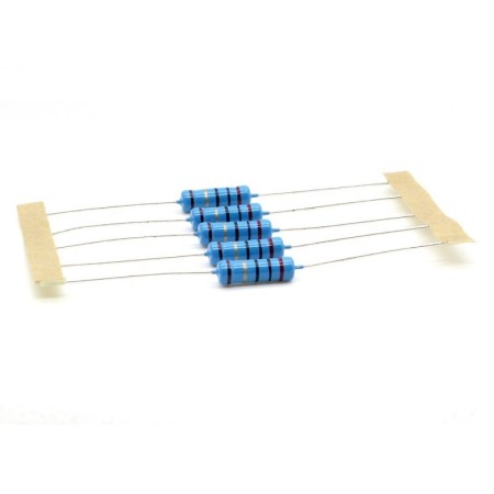 5x Résistance métal - 20ohm -  20R - 3W - 1% 
