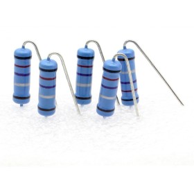 5x Résistance métal - 0.27ohm - 0R27 - 2W - 1% 