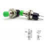 2x Commutateur PBS-110 Vert 0.5A - 250V