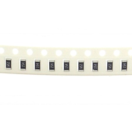 20x Résistance CMS 1206 150Kohm - 154 - 1/4w - 5% - SMD
