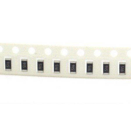 20x Résistance CMS 1206 9.1Mohm - 915 - 1/4w - 5% - SMD