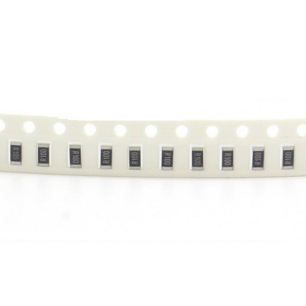 1206 Métal 1/4w 5% Valeur de 0 Ohm à 10M Ohms Lot de 10 Resistances SMD CMS 