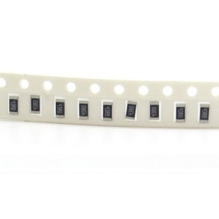 20x Résistance CMS 1206 43ohm - 43R0 - 1/4w - 1% - SMD