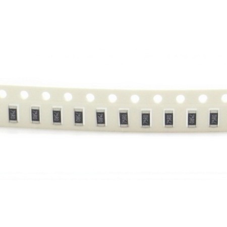 20x Résistance CMS 1206 75ohm - 75R0 - 1/4w - 1% - SMD