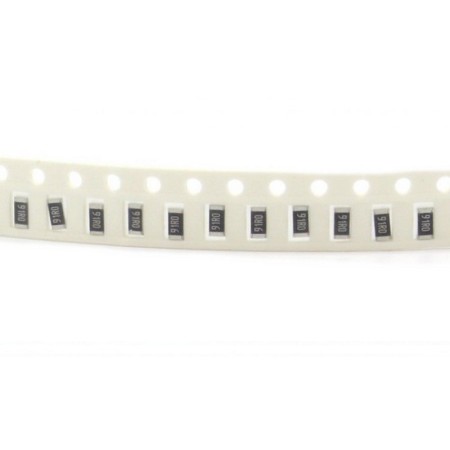 20x Résistance CMS 1206 91ohm - 91R0 - 1/4w - 1% - SMD