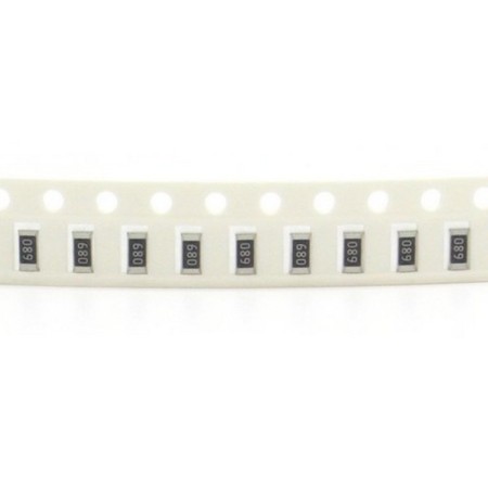 20x Résistance CMS 1206 68ohm - 680 - 1/4w - 5% - SMD