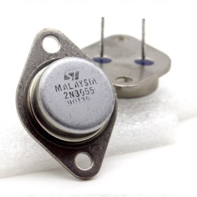 1x Transistor 2N3055 - NPN 15A 100v - TO3 - CDIL - 280tran077