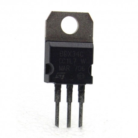 1x Transistor BDX34C - Darlington PNP - TO-220 - ST 