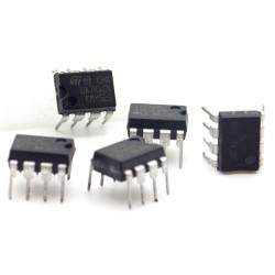 5x Circuit UA741CN Op-Amp DIP-8 - ST - 283ic158