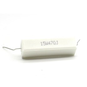 1x Résistance Ciment 15w 47ohm - 47R - Axial