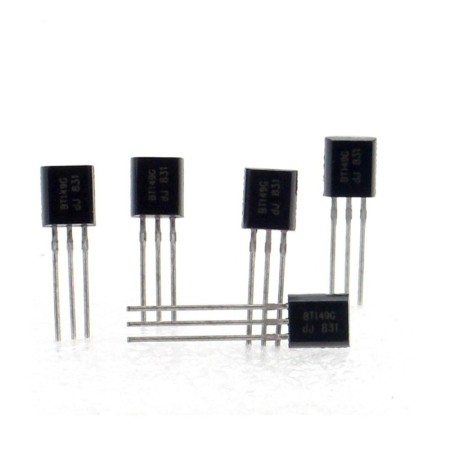 5x Thyristor BT149G 412 - 600v - infineon - TO-92 - 311tran094