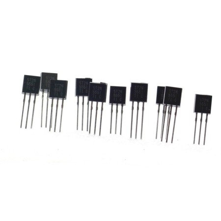 10x Transistor 2N5551 - NPN - 600mA - 160V - 625mW - TO-92 - 311tran096