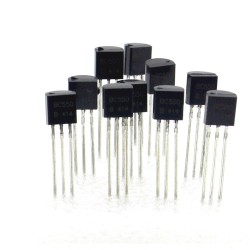 10x Transistor BC550B - 100mA 45v 625mW - NPN - TO-92 - 311tran100