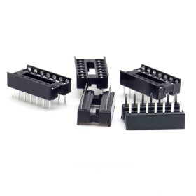 5x Support de circuits intégrés Dip-14 - Connfly Elec - 315sup001