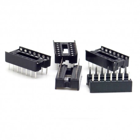 5x Support de circuits intégrés Dip-14 - BOOMELE