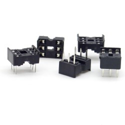 5x Support de circuits intégrés Dip-6 - BOOMELE - 315sup004