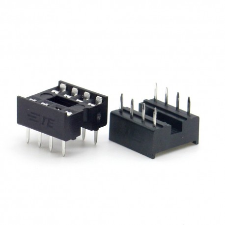 2x Support de circuits intégrés DIP-8 - TE Connectivity 