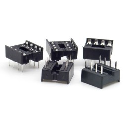 5x Support de circuits intégrés DIP-8 - CONNFLY Elec - 316sup008