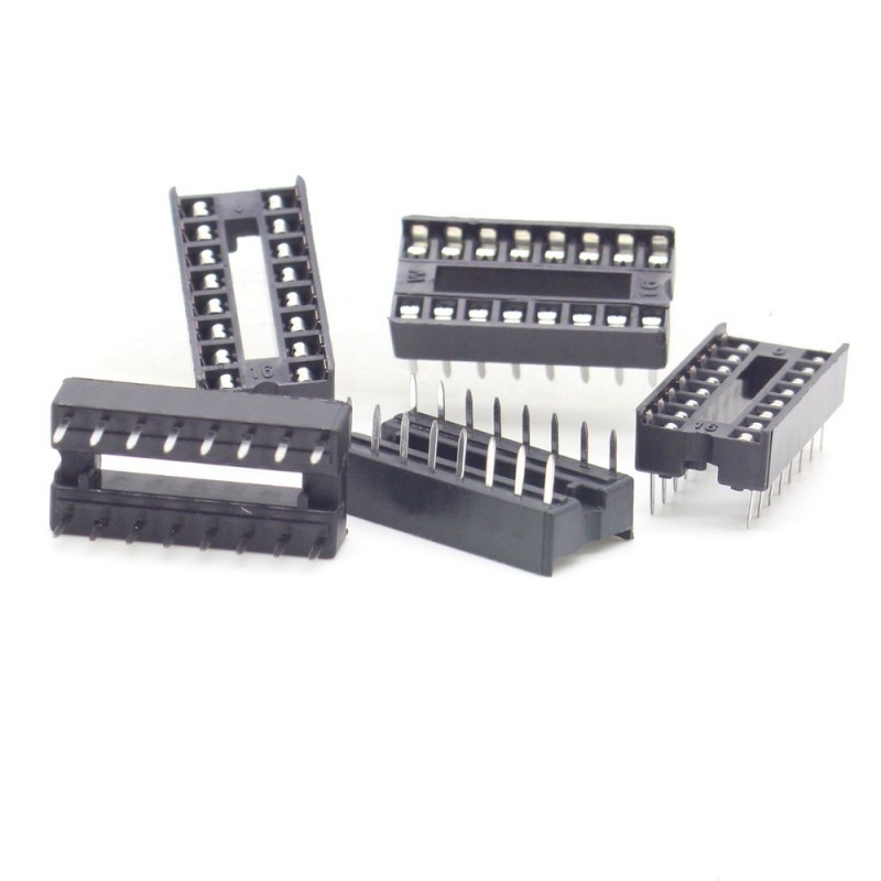 10x support socket pour circuit intégré 16 broches DIP 16 pins support for IC