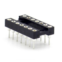 1x Support de circuits intégrés DIP-14 - CONNFLY Elec - 319sup030